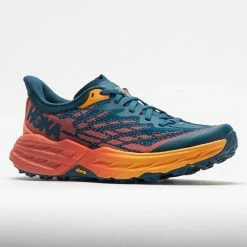 HOKA Speedgoat 5 Women's Blue Coral/Camellia Trail Running Shoes