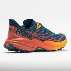 HOKA Speedgoat 5 Women's Blue Coral/Camellia Trail Running Shoes