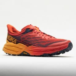 HOKA Speedgoat 5 Men's Fiesta/Radiant Yellow Trail Running Shoes