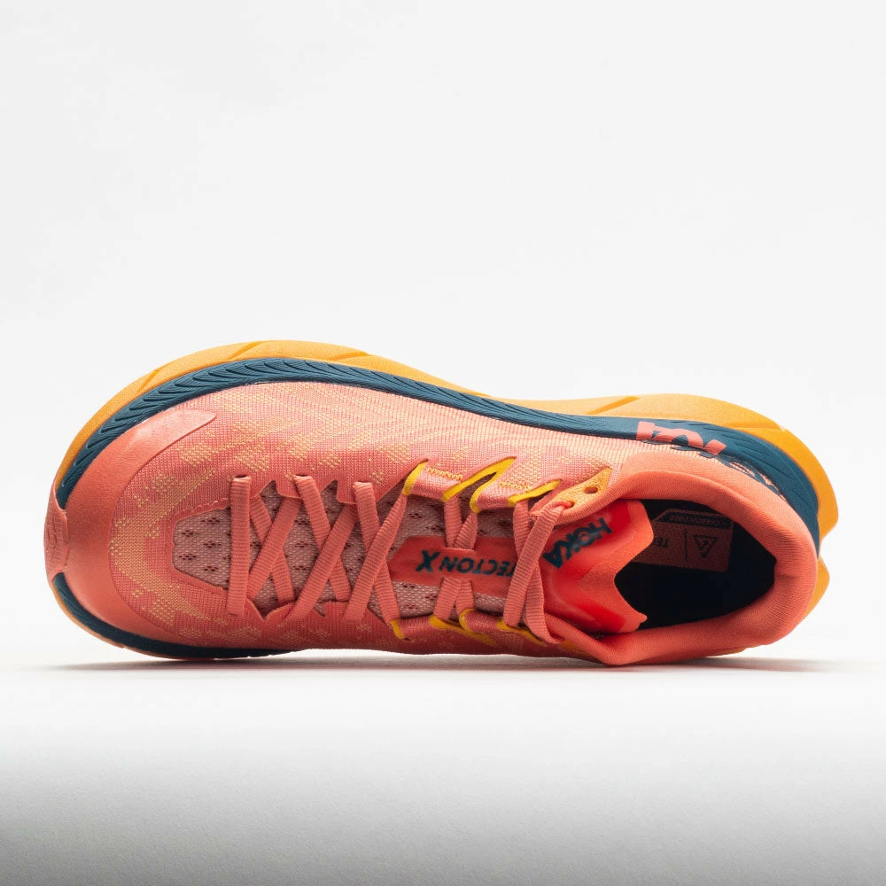 Brand new โค๏ธ Coupon ๐ HOKA Tecton X ๐ฉ Women's Camellia/Blue Coral Trail Running ๐ ๐ Shoes ๐ ๐ 5 HOKA Tecton X Women's Camellia/Blue Coral Trail Running Shoes