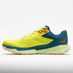 Trail Running Shoes HOKA Zinal Men's Evening Primrose/Blue Coral