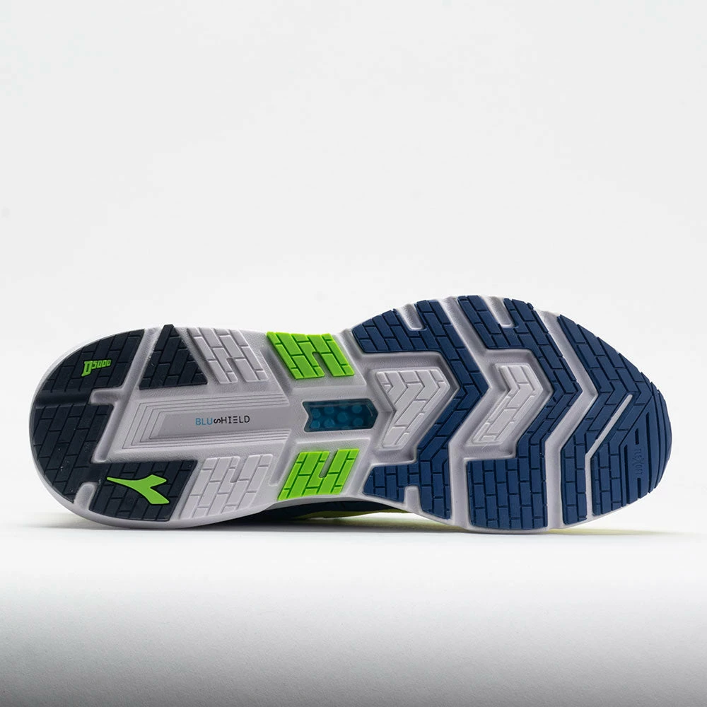 Budget โ๏ธ Brand new ๐คฉ Running ๐ ๐ Shoes Diadora Mythos Blushield Volo 2 Men's Neon Yellow/White/Black Iris โค๏ธ โจ 6 Running Shoes Diadora Mythos Blushield Volo 2 Men's Neon Yellow/White/Black Iris