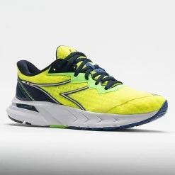 Budget โ๏ธ Brand new ๐คฉ Running ๐ ๐ Shoes Diadora Mythos Blushield Volo 2 Men's Neon Yellow/White/Black Iris โค๏ธ โจ 12 Running Shoes Diadora Mythos Blushield Volo 2 Men's Neon Yellow/White/Black Iris