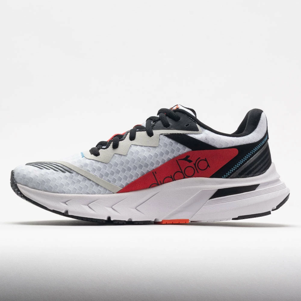 Promo โญ Best deal ๐งจ Diadora Mythos Blushield Volo 2 Men's White/Black/Vermillion Orange Running ๐ ๐ Shoes ๐ ๐ 4 Diadora Mythos Blushield Volo 2 Men's White/Black/Vermillion Orange Running Shoes
