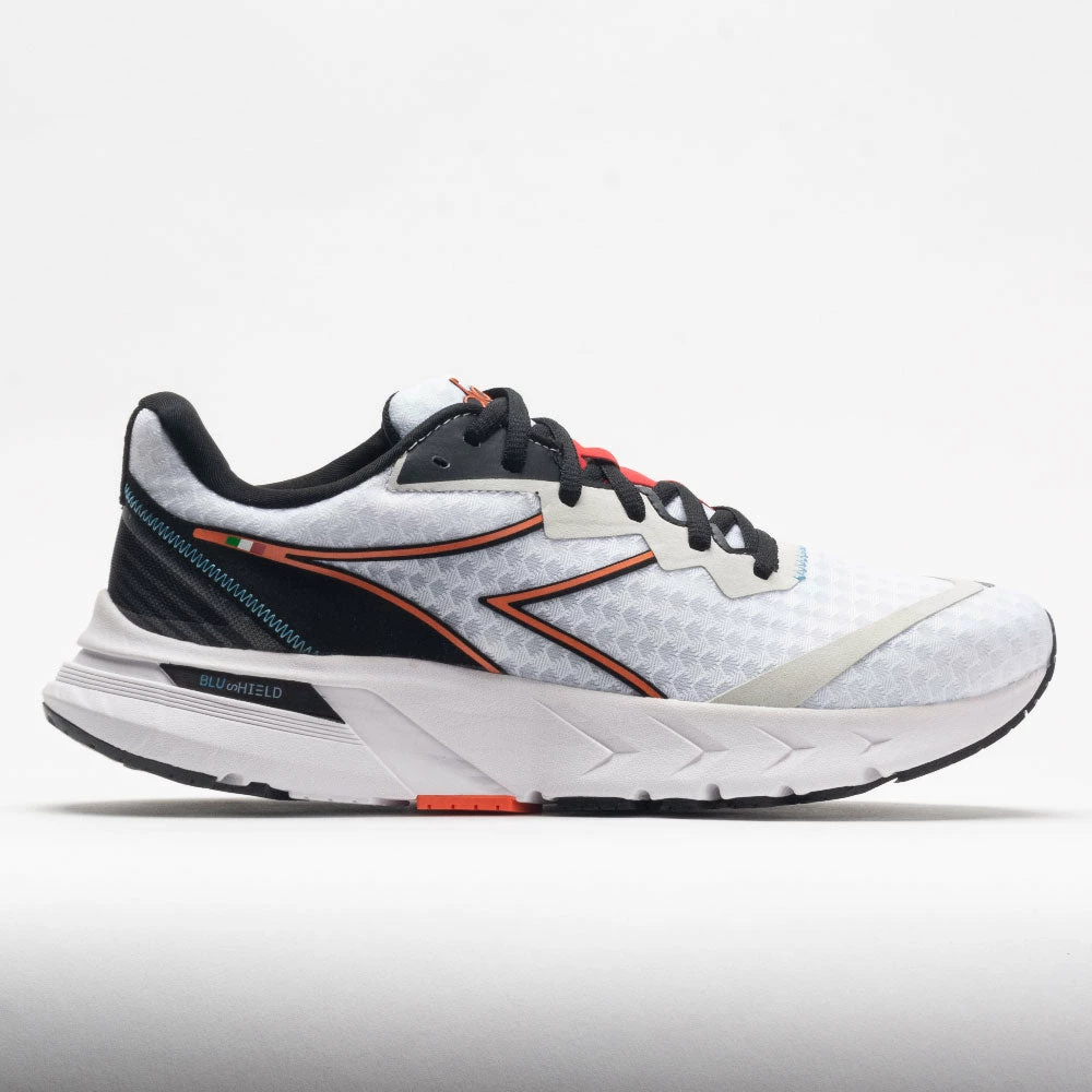 Promo โญ Best deal ๐งจ Diadora Mythos Blushield Volo 2 Men's White/Black/Vermillion Orange Running ๐ ๐ Shoes ๐ ๐ 3 Diadora Mythos Blushield Volo 2 Men's White/Black/Vermillion Orange Running Shoes