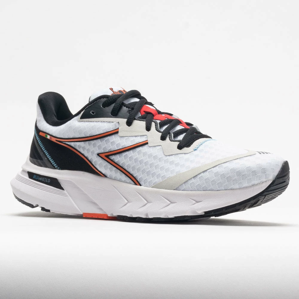 Promo โญ Best deal ๐งจ Diadora Mythos Blushield Volo 2 Men's White/Black/Vermillion Orange Running ๐ ๐ Shoes ๐ ๐ 7 Diadora Mythos Blushield Volo 2 Men's White/Black/Vermillion Orange Running Shoes