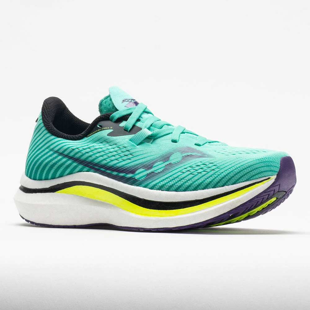 Best Pirce โญ Outlet ๐ Saucony Endorphin Pro 2 ๐ฉ Women's Cool MInt/Acid Running ๐ ๐ Shoes โญ ๐ 7 Saucony Endorphin Pro 2 Women's Cool MInt/Acid Running Shoes
