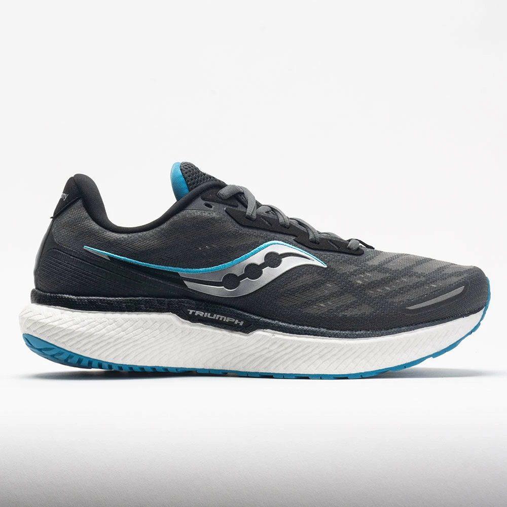 Budget ๐ Cheapest ๐ฏ Saucony Triumph 19 Men's Shadow/Topaz Running ๐ ๐ Shoes ๐ฏ ๐ 3 Saucony Triumph 19 Men's Shadow/Topaz Running Shoes