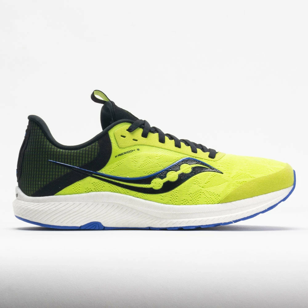 Deals ๐ Cheapest โ๏ธ Saucony Freedom 5 Men's Acid/Blue Raz โ๏ธ โ 3 Saucony Freedom 5 Men's Acid/Blue Raz