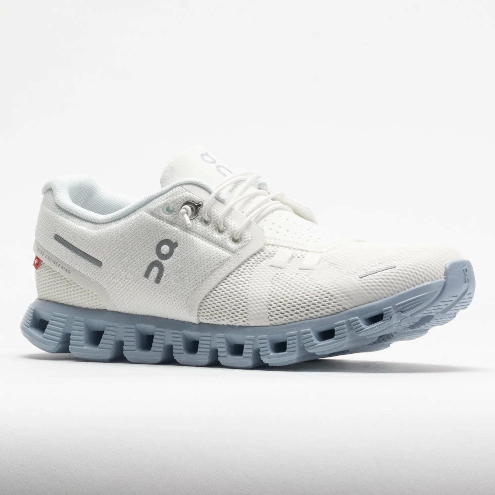 Best deal 🎁 Wholesale 🛒 On Running On Cloud 5 👩 Women's White/Chambray 🥰 👏 7 On Running On Cloud 5 Women's White/Chambray