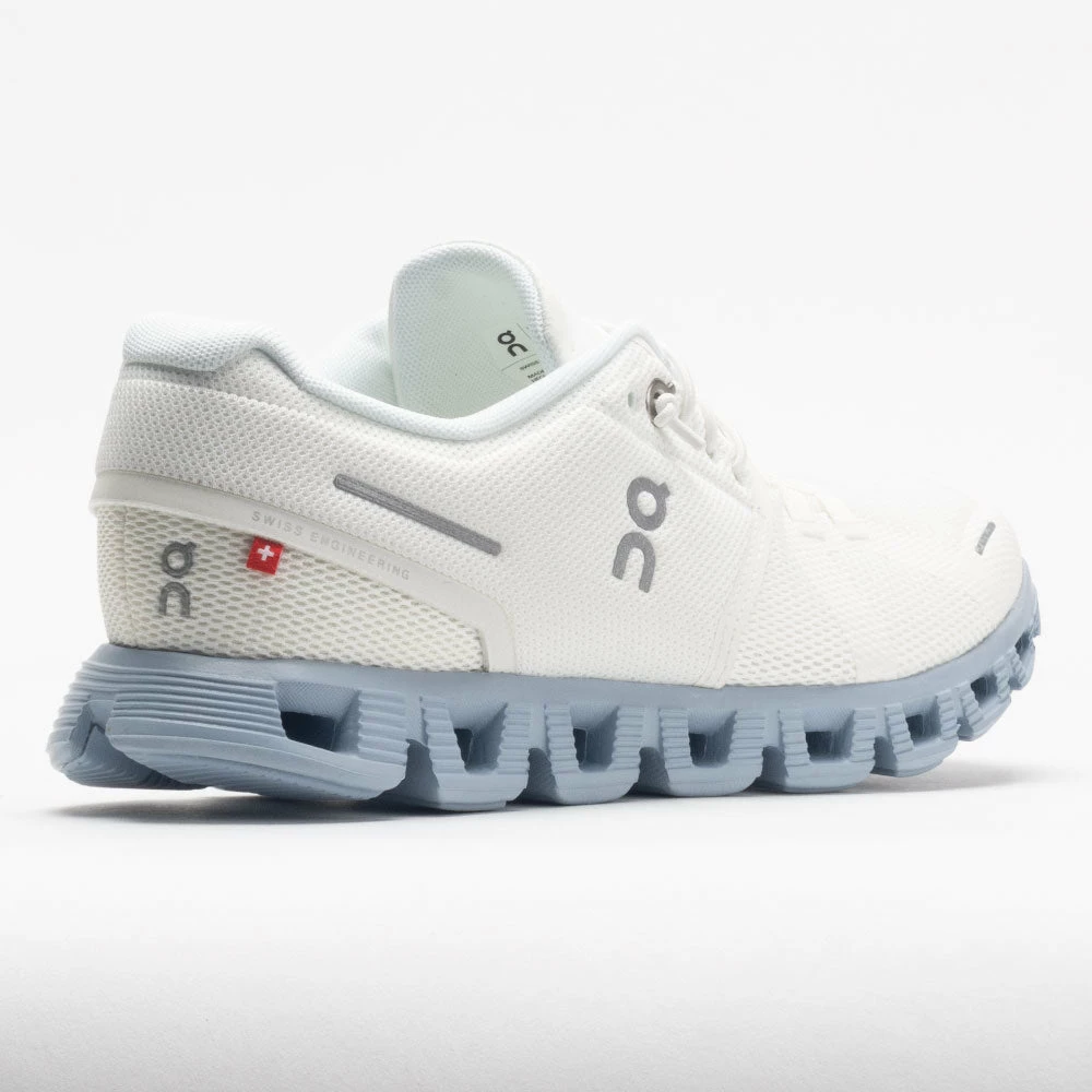 Best deal 🎁 Wholesale 🛒 On Running On Cloud 5 👩 Women's White/Chambray 🥰 👏 8 On Running On Cloud 5 Women's White/Chambray