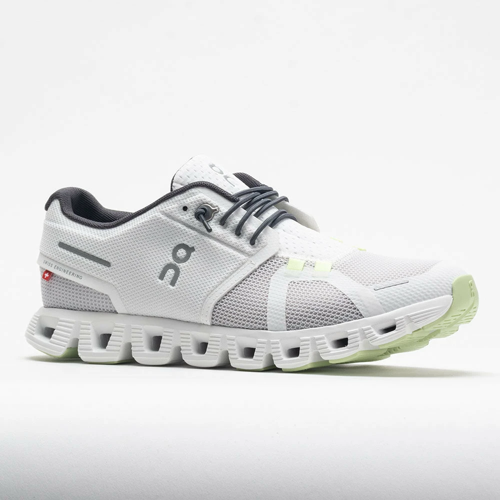 Brand new โค๏ธ Hot Sale ๐ฏ On Running On Cloud 5 Push ๐ฉ Women's White/Oasis Running ๐ ๐ Shoes ๐ฅ ๐ 7 On Running On Cloud 5 Push Women's White/Oasis Running Shoes