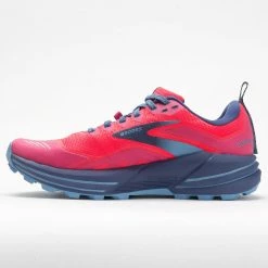 Trail Running Shoes Brooks Cascadia 16 Women's Pink/Flambe/Cobalt