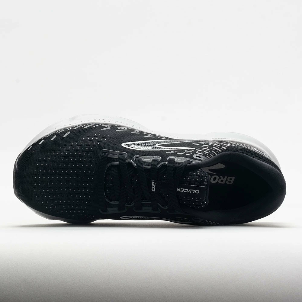 Hot Sale ๐ Outlet ๐งจ Brooks Glycerin 20 Men's Black/White/Alloy Running ๐ ๐ Shoes โจ ๐ 5 Brooks Glycerin 20 Men's Black/White/Alloy Running Shoes