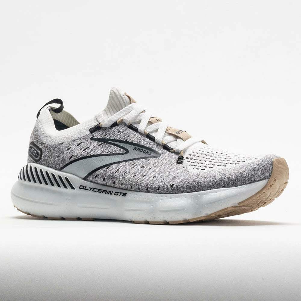 Promo ๐ Wholesale ๐งจ Running ๐ ๐ Shoes Brooks Glycerin StealthFit GTS 20 ๐ฉ Women's White/Black/Cream ๐ ๐ 7 Running Shoes Brooks Glycerin StealthFit GTS 20 Women's White/Black/Cream