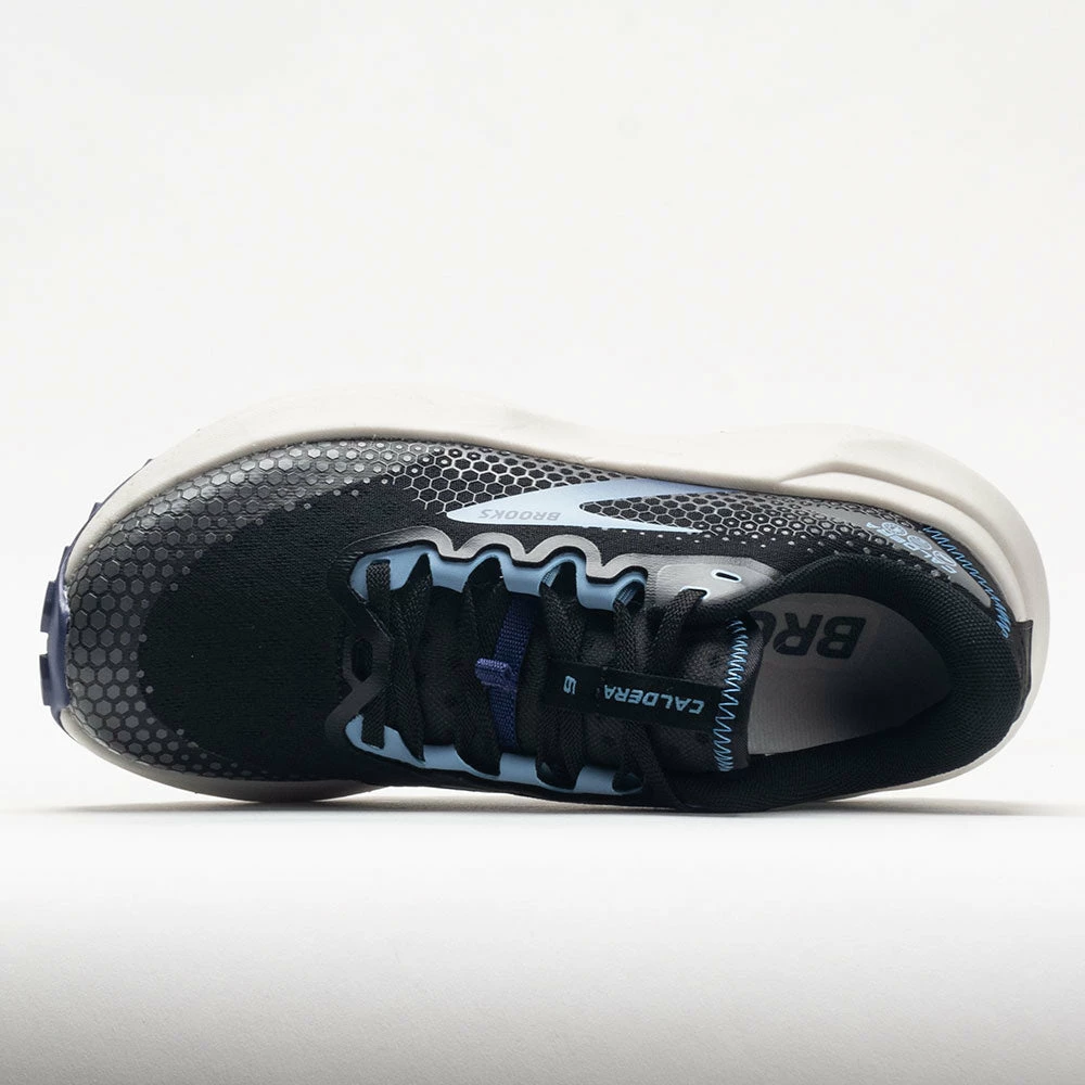 Best deal 🔔 New 👍 Brooks Caldera 6 👩 Women's Black/Blissful Blue/Grey Trail Running 👟 👟 Shoes 👏 🎁 5 Brooks Caldera 6 Women's Black/Blissful Blue/Grey Trail Running Shoes