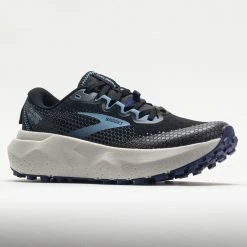 Best deal 🔔 New 👍 Brooks Caldera 6 👩 Women's Black/Blissful Blue/Grey Trail Running 👟 👟 Shoes 👏 🎁 12 Brooks Caldera 6 Women's Black/Blissful Blue/Grey Trail Running Shoes