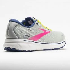 Brooks Ghost 14 Women's Grey/Pink/Sulphur Spring Running Shoes