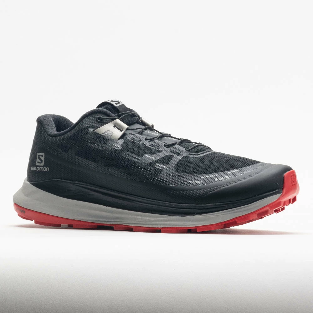 New 🤩 Discount ❤️ Salomon Ultra Glide Men's Black/Alloy/Goji Berry ✨ ✨ 7 Salomon Ultra Glide Men's Black/Alloy/Goji Berry