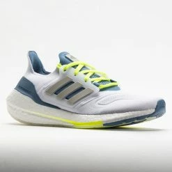 Running Shoes Adidas Ultraboost 22 Men's White/Metal Grey/Linen Green