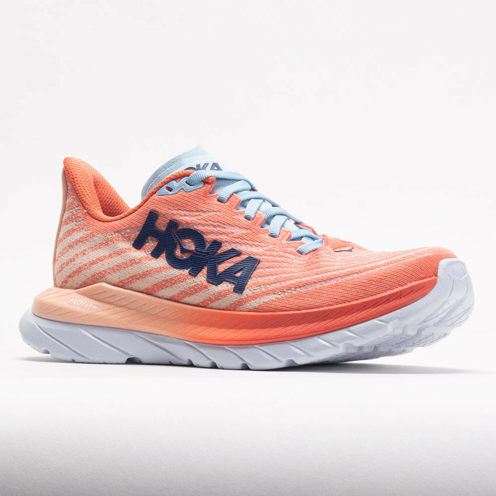 Budget ❤️ Coupon 🎉 HOKA Mach 5 👩 Women's Camellia/Peach Parfait Running 👟 👟 Shoes ✨ ⌛ 7 HOKA Mach 5 Women's Camellia/Peach Parfait Running Shoes