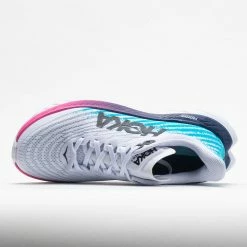 Flash Sale 🌟 Cheap 🔔 HOKA Mach 5 👩 Women's White/Scuba Blue 😉 🤩 10 HOKA Mach 5 Women's White/Scuba Blue