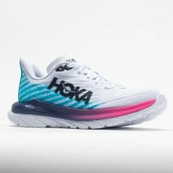 Flash Sale 🌟 Cheap 🔔 HOKA Mach 5 👩 Women's White/Scuba Blue 😉 🤩 12 HOKA Mach 5 Women's White/Scuba Blue