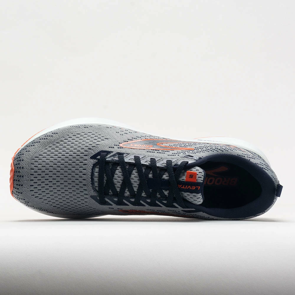 Hot Sale ๐ Discount ๐ฅ Brooks Levitate 5 Men's Grey/Peacoat/Flame Running ๐ ๐ Shoes ๐ ๐ 5 Brooks Levitate 5 Men's Grey/Peacoat/Flame Running Shoes