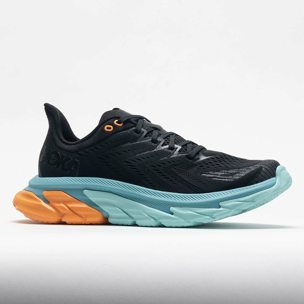 Brand new 👏 Brand new 👍 Running 👞 👞 Shoes HOKA Clifton Edge Men's Black/Aquarelle 😉 ⭐ 7 Running Shoes HOKA Clifton Edge Men's Black/Aquarelle