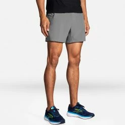 Top 10 🌟 Best Sale 🤩 Brooks Sherpa 5" 2-in-1 Shorts Men's Men's Clothing 😍 😉 22 Brooks Sherpa 5