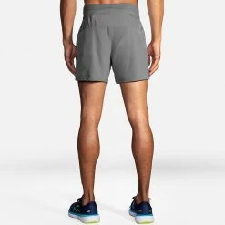 Top 10 🌟 Best Sale 🤩 Brooks Sherpa 5" 2-in-1 Shorts Men's Men's Clothing 😍 😉 23 Brooks Sherpa 5