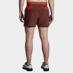 Top 10 🌟 Best Sale 🤩 Brooks Sherpa 5" 2-in-1 Shorts Men's Men's Clothing 😍 😉 35 Brooks Sherpa 5