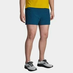 Top 10 🌟 Best Sale 🤩 Brooks Sherpa 5" 2-in-1 Shorts Men's Men's Clothing 😍 😉 28 Brooks Sherpa 5