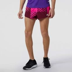 New Balance Printed Fast Flight 3" Split Shorts Men's Men's Clothing