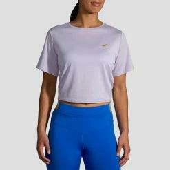 Women's Clothing Brooks Run Within Crop Tee Women's