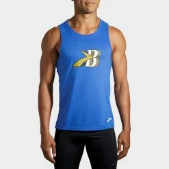 Cheap ๐งจ New โญ Brooks Distance Graphic Tank Men's โค๏ธ โ๏ธ 8 Brooks Distance Graphic Tank Men's