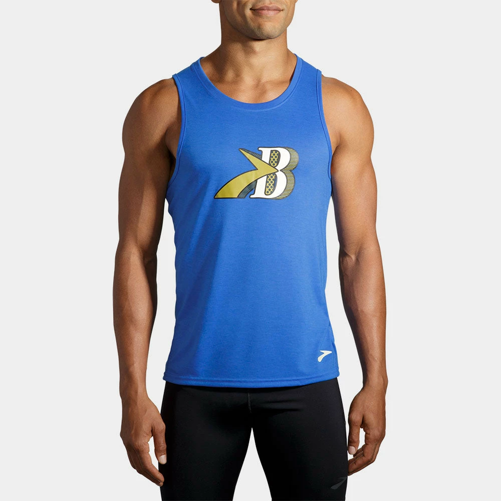 Cheap ๐งจ New โญ Brooks Distance Graphic Tank Men's โค๏ธ โ๏ธ 5 Brooks Distance Graphic Tank Men's