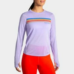 Women's Clothing Brooks Distance Graphic Long Sleeve Women's