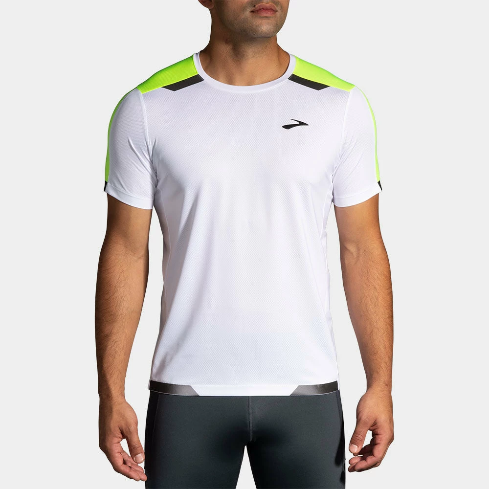 Outlet 🎁 Brand new 🛒 Brooks Run Visible Short Sleeve Men's 😍 😀 3 Brooks Run Visible Short Sleeve Men's