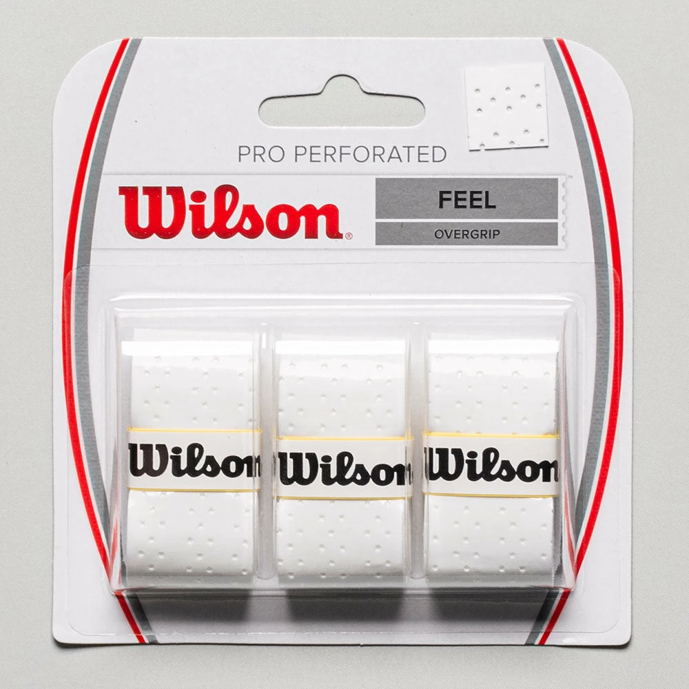Best Sale ๐งจ Best Pirce ๐ฅ Tennis Overgrips Wilson Pro Overgrip Perforated 3 Pack ๐ฅ ๐ฅ 5 Tennis Overgrips Wilson Pro Overgrip Perforated 3 Pack