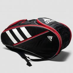 Adidas Tour Tennis 12 Racquet Bag Black/White/Scarlet
