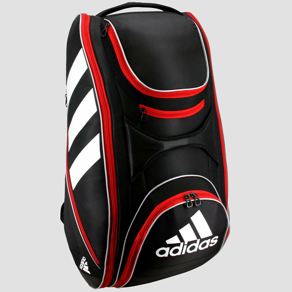 Budget ๐ Hot Sale โ Adidas Tour Tennis 12 Racquet Bag Black/White/Scarlet โ ๐ 5 Adidas Tour Tennis 12 Racquet Bag Black/White/Scarlet