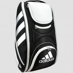 Adidas Tour Tennis 12 Racquet Bag Black/White/Silver Tennis Accessories