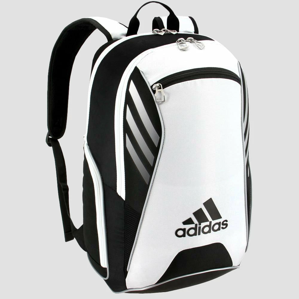 Deals 😀 Coupon 😉 Tennis Accessories Adidas Tour Tennis 🎒 🎒 Backpack Black/White/Silver 🛒 😍 3 Tennis Accessories Adidas Tour Tennis Backpack Black/White/Silver