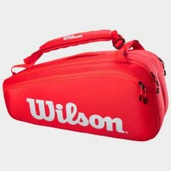 Wilson Super Tour 9 Pack Red Tennis Accessories