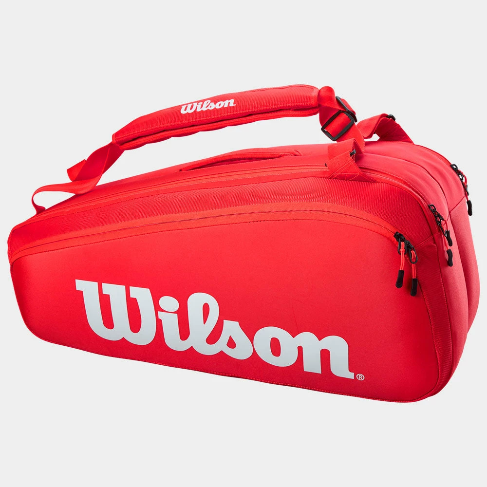 Wholesale ๐ Coupon ๐ Wilson Super Tour 9 Pack Red Tennis Accessories ๐ โ๏ธ 3 Wilson Super Tour 9 Pack Red Tennis Accessories