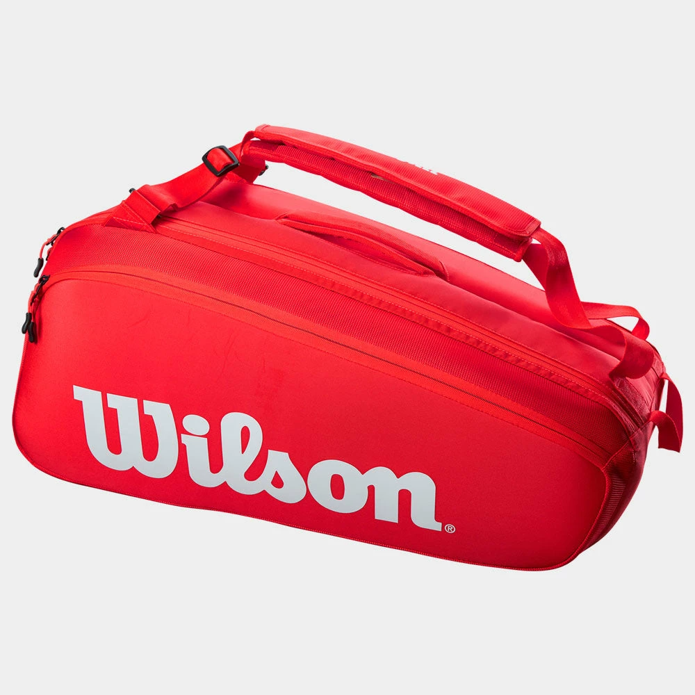 Wholesale ๐ Coupon ๐ Wilson Super Tour 9 Pack Red Tennis Accessories ๐ โ๏ธ 4 Wilson Super Tour 9 Pack Red Tennis Accessories