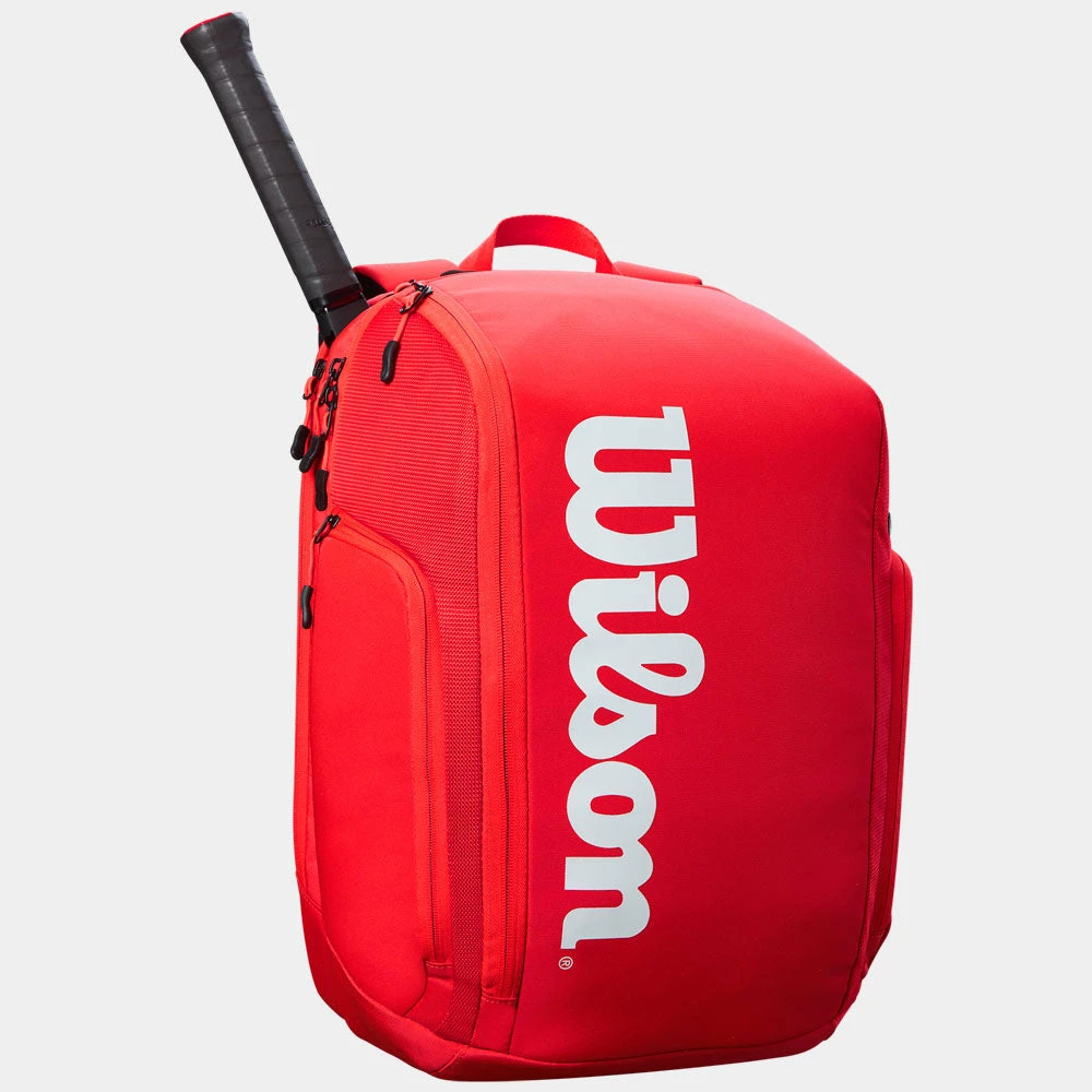 Buy ๐งจ Hot Sale ๐ฏ Wilson Super Tour ๐ ๐ Backpack Red ๐ ๐ 3 Wilson Super Tour Backpack Red