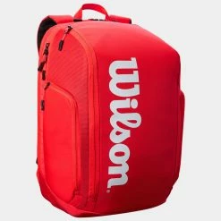 Buy ๐งจ Hot Sale ๐ฏ Wilson Super Tour ๐ ๐ Backpack Red ๐ ๐ 5 Wilson Super Tour Backpack Red