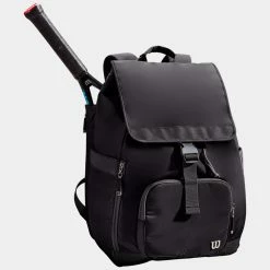 Tennis Accessories Wilson Women's Fold Over Backpack Black